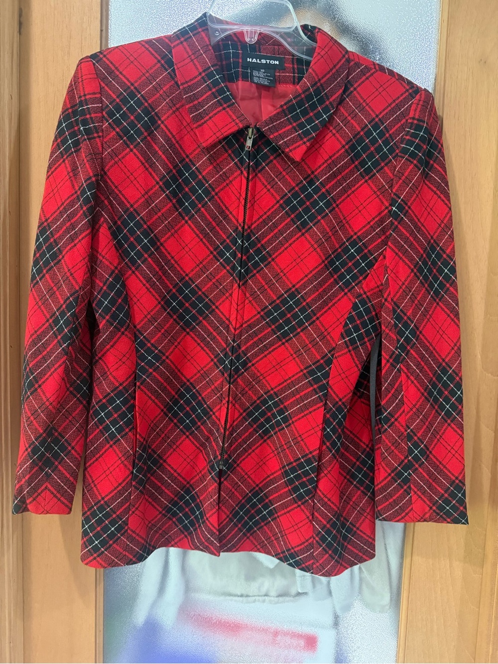 Camel Tan Red Black Cape Jacket - 3 JACKETS - Picture 9 of 11